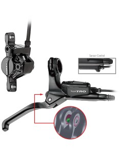 Hydraulisches Scheibenbremssatz Tektro HD-E350 E-Bike mit Bremssensor links inkl. 180 cm Leitung