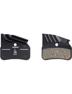 Bremsbeläge für Scheibenbremse Shimano N03A Resin mit Kühlrippen
