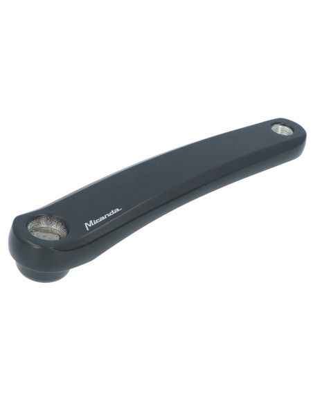 Kettenradgarnitur 38Z Miranda Delta mit 170mm Kurbelarm - mit Scheibe 9,5cm - Schwarz