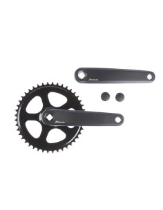 Kettenradgarnitur 44Z Delta JIS für 3/32" Kette - Schwarz
