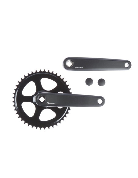Kettenradgarnitur 44Z Delta JIS für 3/32" Kette - Schwarz