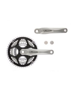 Kettenradgarnitur 8 fach Miranda Alfa 3  48/38/28Z  8mm - Silber