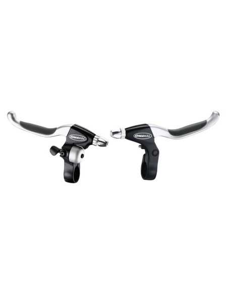 Bremshebel Satz Tektro CL530TS+CL535RT V-Bremse mit Glocke - Schwarz/Satin