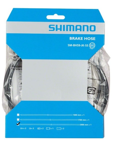 Bremsschlauch Scheibenbremse Shimano SM-BH59 2000mm - Schwarz