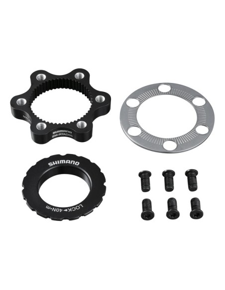 Bremsscheibenadapter Shimano SM-RTAD05 von 6-Loch Bremsscheibe auf Centerlock Nabe