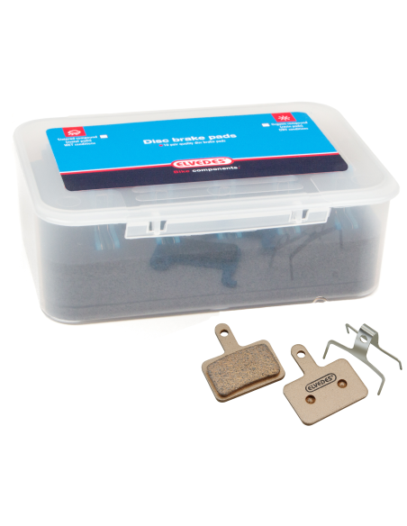 Bremsbeläge für Scheibenbremse Elvedes Shimano / Tektro / RST - Gesintert Stahl (10x2)