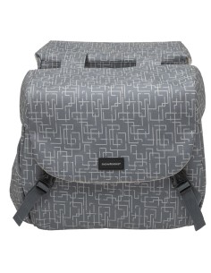 Doppelte Fahrradtasche New Looxs Mondi Joy Double RT 38 Liter 37 x 16 x 32 cm (2x) - ivy grey