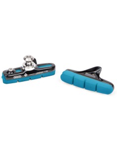 Ersatzbeläge für Felgenbremse Elvedes 55mm mit Aluminiumpatrone für Shimano und Carbonfelgen (blister)