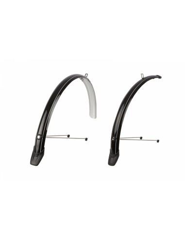 Schutzblech Satz 28" / 51mm Polisport Towny - Schwarz