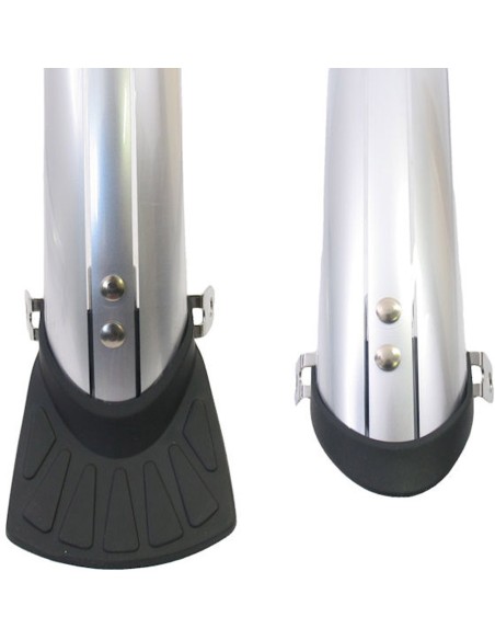 Schutzblech Satz  28" 45mm Flexibeles Kunstoff - Silber