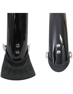 Schutzblech Satz 28" 45mm Flexibeles Kunstoff - Schwarz