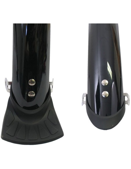 Schutzblech Satz 28" 45mm Flexibeles Kunstoff - Schwarz