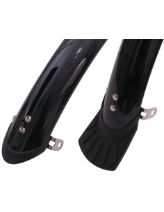 Schutzblech Satz  28" 50mm Flexibeles Kunstoff - Schwarz