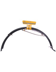 Schutzblech Satz 28" 50mm Flexibeles Kunstoff - Mattschwarz