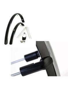 Schutzblech Satz Eurofender Rapido 28" x 46 mm - Schwarz
