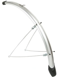 Schutzblech Satz Eurofender Elegance 28" x 46 mm - Silber
