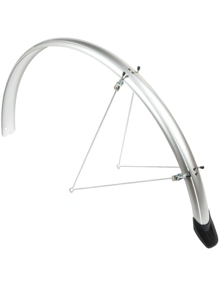 Schutzblech Satz Eurofender Elegance 28" x 46 mm - Silber