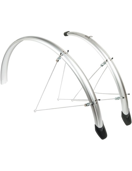 Schutzblech Satz Eurofender Elegance 28" x 46 mm - Silber