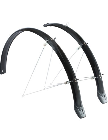 Schutzblech Satz Eurofender Elegance 28" x 46 mm - Schwarz