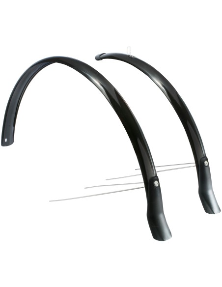 Schutzblech Satz Eurofender Snello 28" x 51 mm - Schwarz