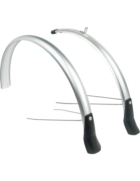 Schutzblech Satz Eurofender Snello 28" x 51 mm - Silber