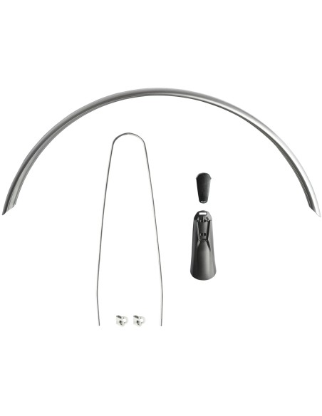 Schutzblech Satz Eurofender Scatto 28" x 51 mm - Silber