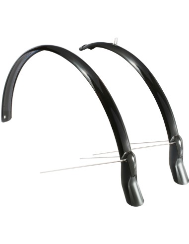 Schutzblech Satz Eurofender Scatto 28" x 51 mm - Schwarz