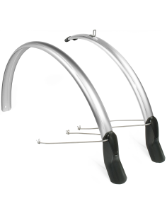 Schutzblech Satz Eurofender Scatto 28" x 51 mm - Smoke /Titan
