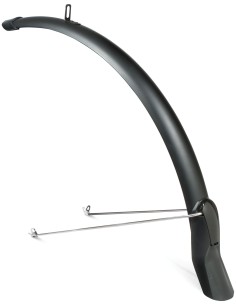 Schutzblech Satz Eurofender Scatto 28" x 51 mm - Mattschwarz
