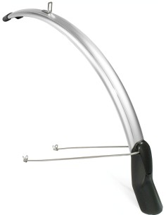 Vorderradschutzblech Eurofender Scatto 28" x 51 mm - Silber