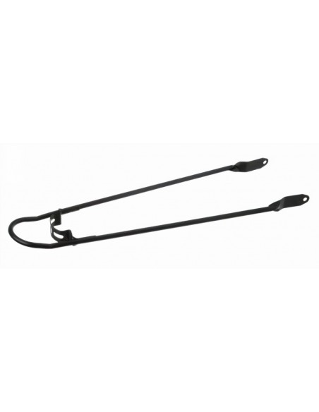 Strebenbefestigung für Schutzblech 28" mit Bumper und 6mm Loch - mattschwarz