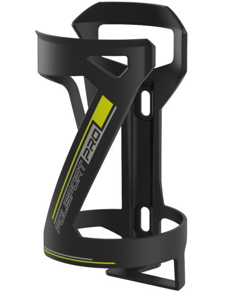 Flaschenhalter Polisport Side Cage - Schwarz/Limegrün