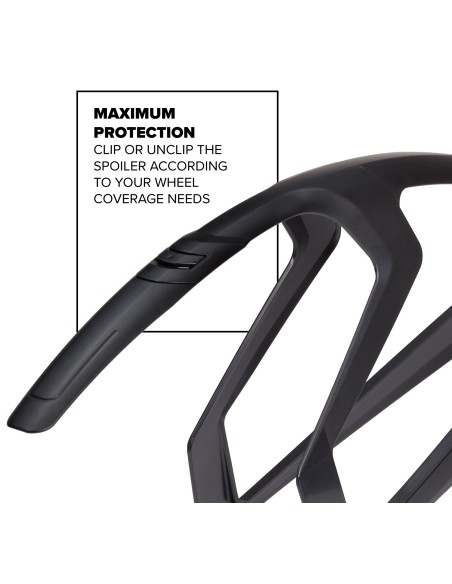 Schutzblech Satz 28" Polisport R-Mud 32mm - Schwarz