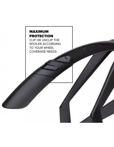 Schutzblech Satz 28" Polisport G-Mud 50mm - Schwarz