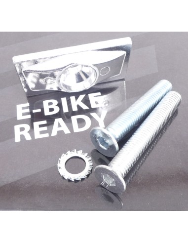 Hauptständer 28" Edge Double 30 cm Aluminium  - Schwarz