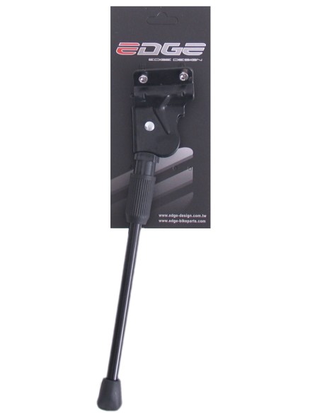 Seitenständer 28" Edge 40mm 2-Bolzen Aluminium - Schwarz