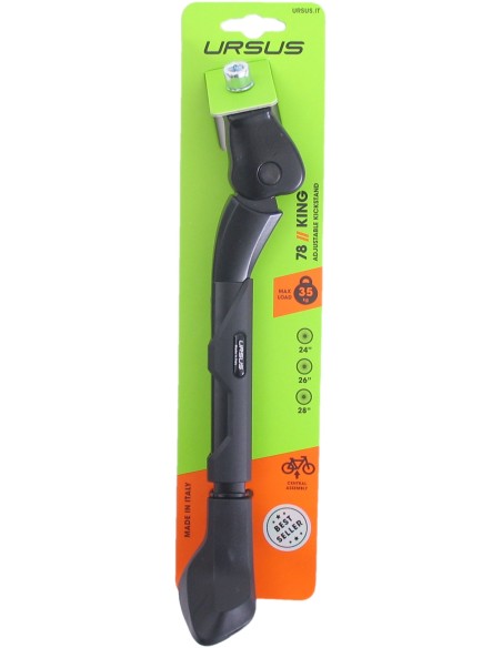 Seitenständer Verstellbar 24-29" Ursus King 2 - Schwarz