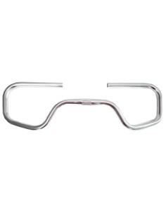 Schmetterling Lenker Kalloy City / Trekking Aluminium ø25,4 x 595 mm - Silber