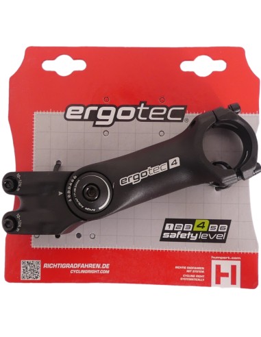 Lenkervorbau Ergotec Octopus 2 ahead einstellbar ø28,6 / 125 / 31,8 mm - schwarz