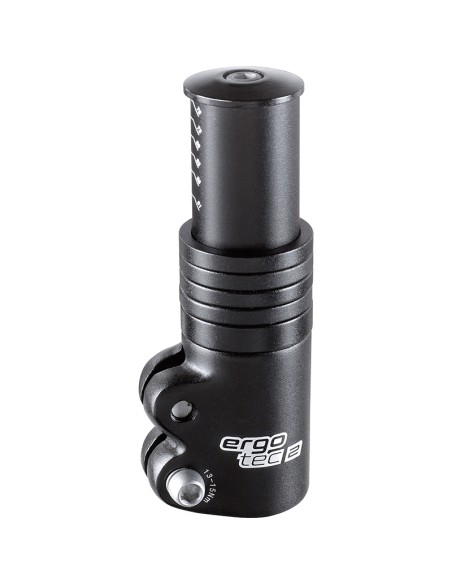 Lenkervorbauverlängerung Ergotec Ahead 3 - 1-1 / 8 "AL6061 T6 - Schwarz