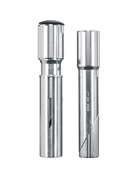 Lenkervorbau adapter Ergotec Quill für 1 "+ 1 1/8" Gabeln mit Draht - Silber