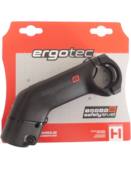 Lenkervorbau Ergotec High Barracuda ahead ø28,6 / 110 / 31,8 mm - Schwarz