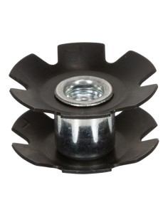 Einschlagkralle Elvedes 1-1 / 8" für Metalllenkrohr - schwarz (5 Stück)