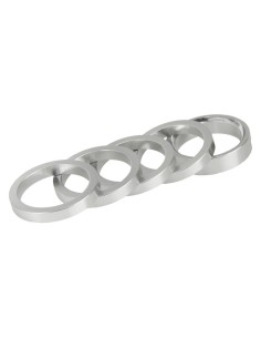 Gabelschaftverlängerung 1.1/8" Silber Verstellbar
