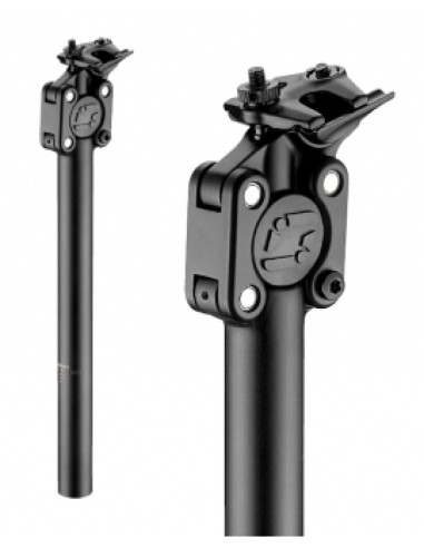 Federsattelstütze Satori Beatbox ø27.2 mm / 350mm - Mattschwarz