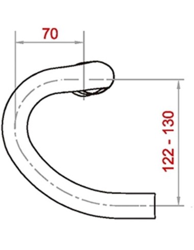 Lenker Satori X-Race Aero Ø31,8mm / B400mm - Mattschwarz