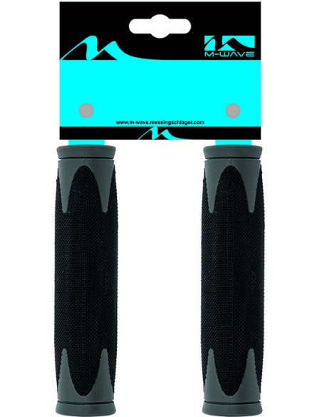 Griffe Satz M-WAVE MTB Grau/Gris 130mm 2-Komponenter