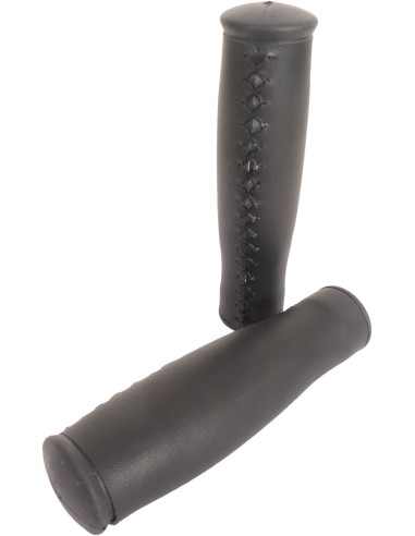 Griffe Satz Edge City Leder - 135/135 mm - Schwarz