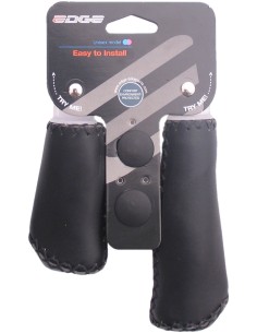 Griffe Satz Edge KS-G201 135/92mm Schwarzes leder (blister)