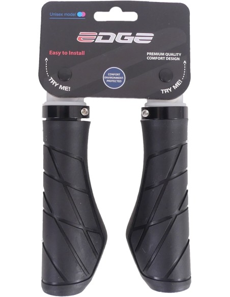 Griffe Satz Edge Urban - 135/135mm - mit Lockring - Schwarz